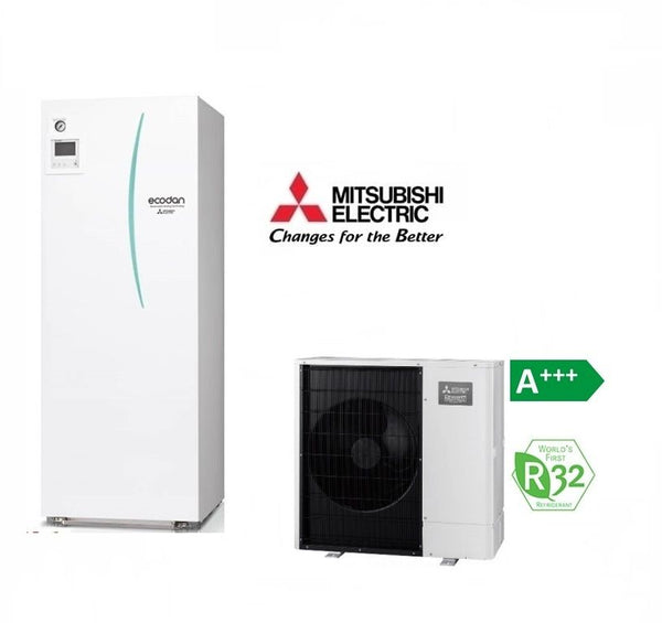 Pompa de caldura aer-apa Mitsubishi Electric Zubadan Hydrobox PUD-SHWM80VAA+EHSD-YM9D - VentClima